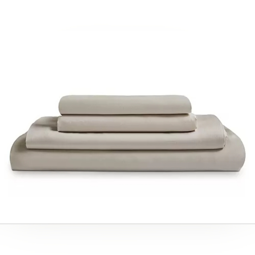 NEW! AQUA Eucalyptus Queen Sheet Set in color Fog